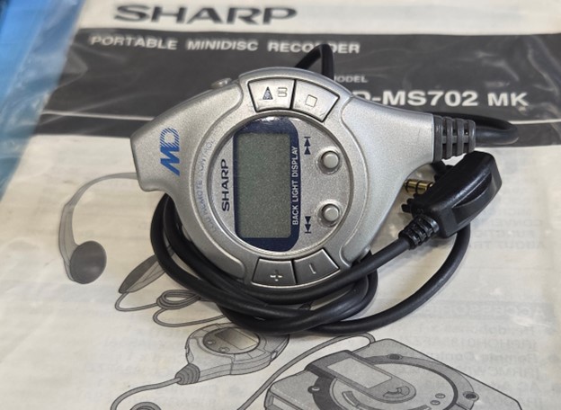 Review - Sharp MiniDisc Recorder MD-MS702 | MDCon